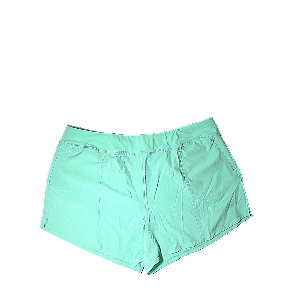 NWT - Size 3X Tek Gear Multi-Purpose Athletic Shorts - Mint Green